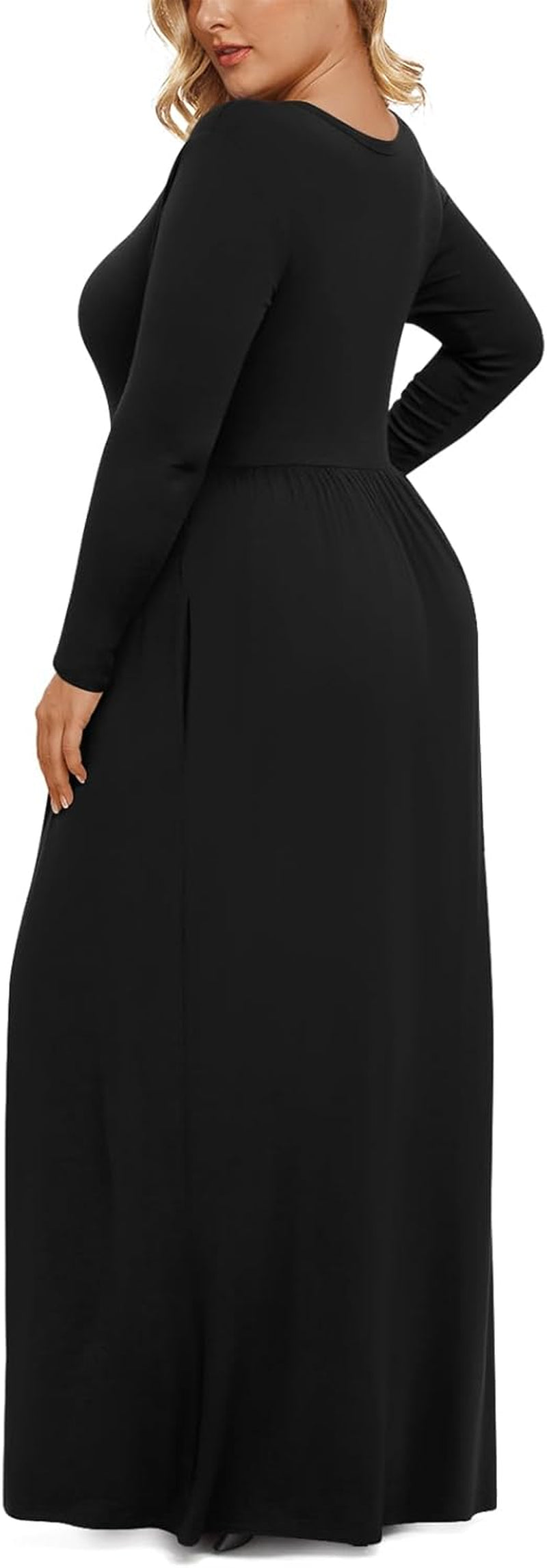 Women'S plus Size Maxi Dresses for Curvy Women Casual Long Dress XL-6XL